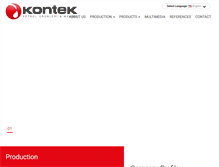 Tablet Screenshot of kontekmakine.com.tr
